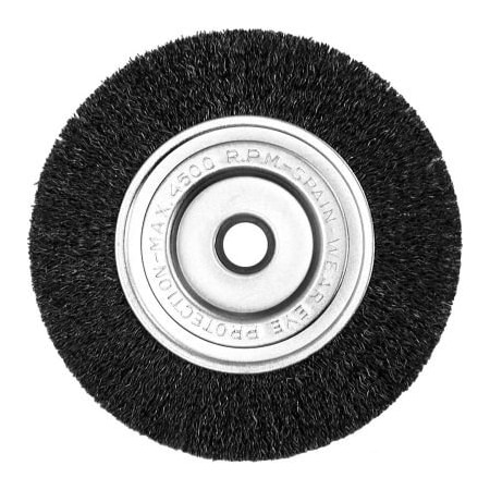 Century Drill & Tool Century Drill Bench Grinder Wire Wheels 4" Dia. Steel Crimped 76841